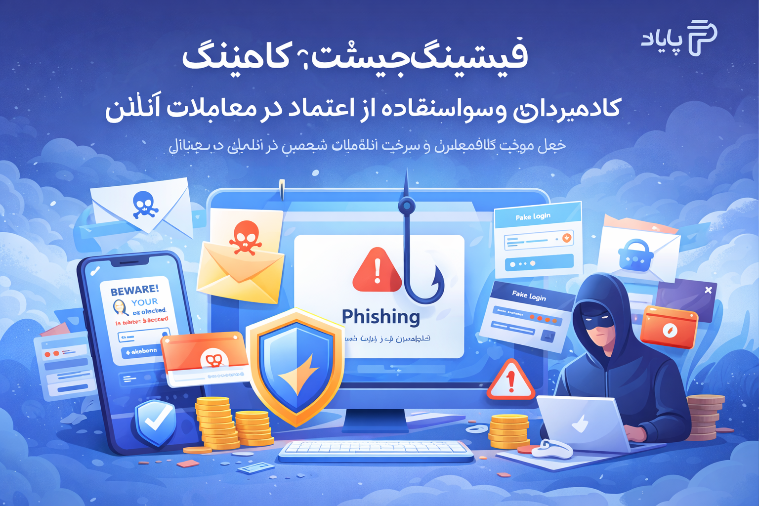 فیشینگ و کلاهبرداری آنلاین در معاملات دیجیتال